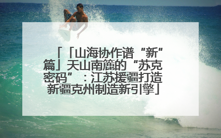 「山海协作谱“新”篇」天山南簏的“苏克密码”：江苏援疆打造新疆克州制造新引擎