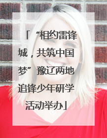 “相约雷锋城，共筑中国梦”豫辽两地追锋少年研学活动举办