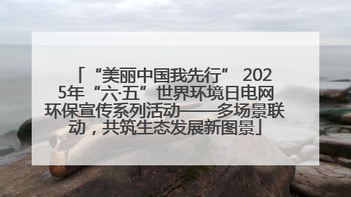 “美丽中国我先行” 2025年“六·五”世界环境日电网环保宣传系列活动——多场景联动，共筑生态发展新图景