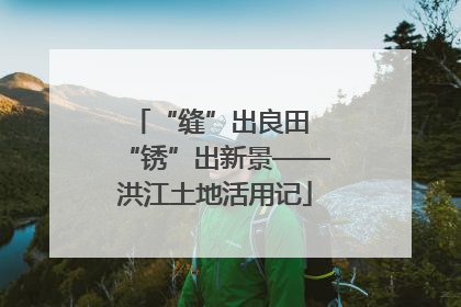 “缝”出良田 “锈”出新景——洪江土地活用记