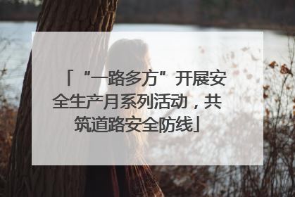 “一路多方”开展安全生产月系列活动，共筑道路安全防线