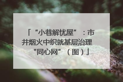 “小巷解忧屋”：市井烟火中织就基层治理“同心网”（图）