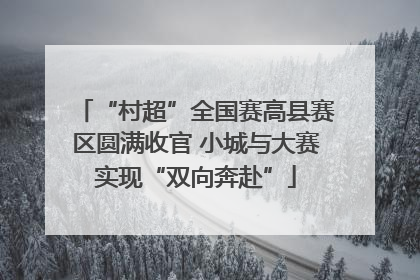 “村超”全国赛高县赛区圆满收官 小城与大赛实现“双向奔赴”