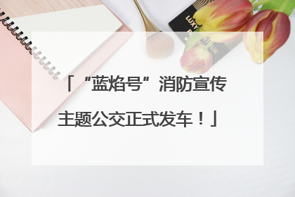 “蓝焰号”消防宣传主题公交正式发车！
