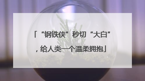 “钢铁侠”秒切“大白”，给人类一个温柔拥抱