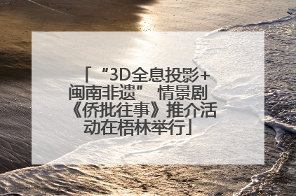 “3D全息投影+闽南非遗” 情景剧《侨批往事》推介活动在梧林举行