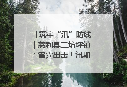 筑牢“汛”防线｜慈利县二坊坪镇：雷霆出击！汛期捕鱼被紧急叫停