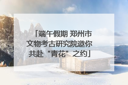 端午假期 郑州市文物考古研究院邀你共赴“青花”之约