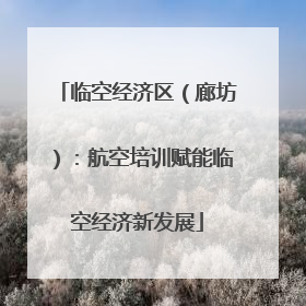 临空经济区（廊坊）：航空培训赋能临空经济新发展