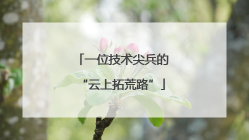 一位技术尖兵的“云上拓荒路”