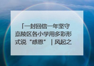 一封回信一年坚守 嘉陵区各小学用多彩形式说“感恩”｜风起之江 扶摇直上