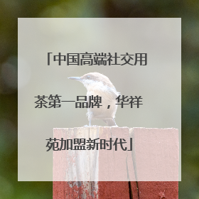 中国高端社交用茶第一品牌，华祥苑加盟新时代