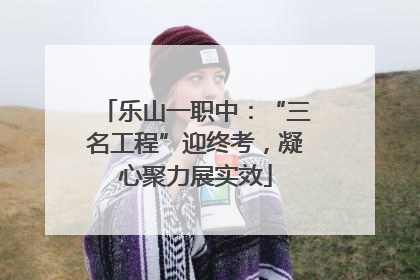 乐山一职中：“三名工程”迎终考，凝心聚力展实效
