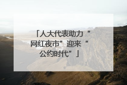 人大代表助力“网红夜市”迎来“公约时代”