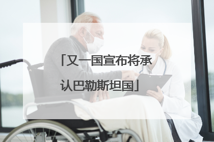 又一国宣布将承认巴勒斯坦国
