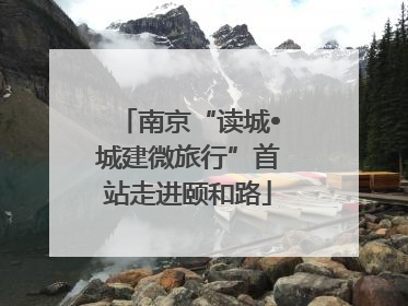 南京“读城•城建微旅行”首站走进颐和路