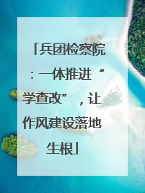 兵团检察院：一体推进“学查改”，让作风建设落地生根