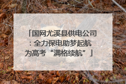 国网尤溪县供电公司：全力保电助梦起航 为高考“满格续航”