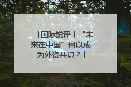 国际锐评丨“未来在中国”何以成为外资共识？