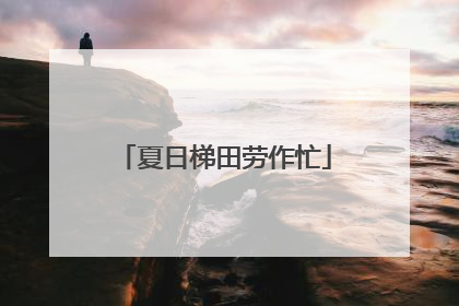 夏日梯田劳作忙