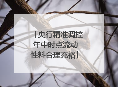 央行精准调控 年中时点流动性料合理充裕