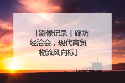 影像记录｜廊坊经洽会，现代商贸物流风向标