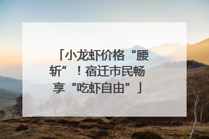 小龙虾价格“腰斩”！宿迁市民畅享“吃虾自由”