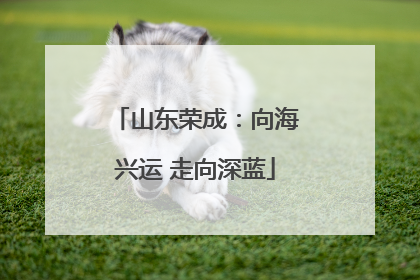 山东荣成：向海兴运 走向深蓝