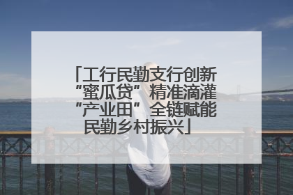 工行民勤支行创新“蜜瓜贷”精准滴灌“产业田”全链赋能民勤乡村振兴