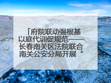 府院联动强根基 以庭代训促规范——长春南关区法院联合南关公安分局开展“以庭代训”