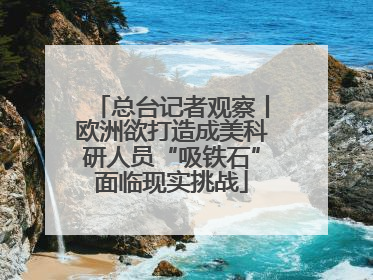 总台记者观察丨欧洲欲打造成美科研人员“吸铁石”面临现实挑战