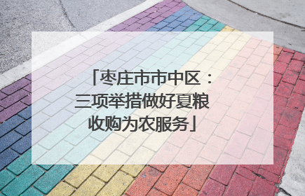 枣庄市市中区：三项举措做好夏粮收购为农服务