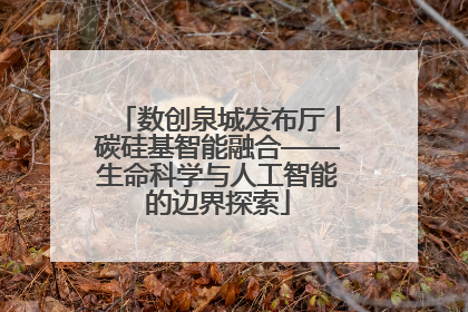 数创泉城发布厅丨碳硅基智能融合——生命科学与人工智能的边界探索