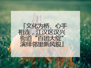 文化为桥、心手相连，江汉区汉兴街道“百团大绽”演绎邻里新风貌