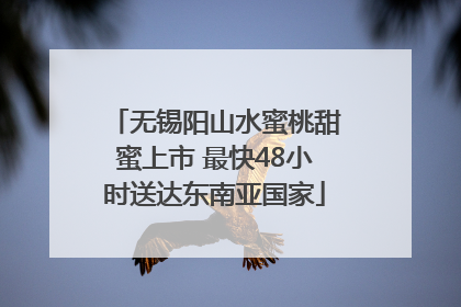无锡阳山水蜜桃甜蜜上市 最快48小时送达东南亚国家