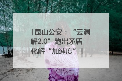 昆山公安：“云调解2.0”跑出矛盾化解“加速度”