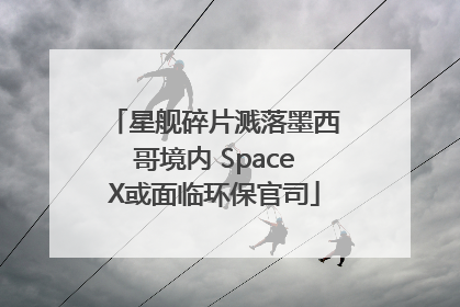 星舰碎片溅落墨西哥境内 SpaceX或面临环保官司