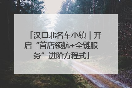 汉口北名车小镇｜开启“首店领航+全链服务”进阶方程式