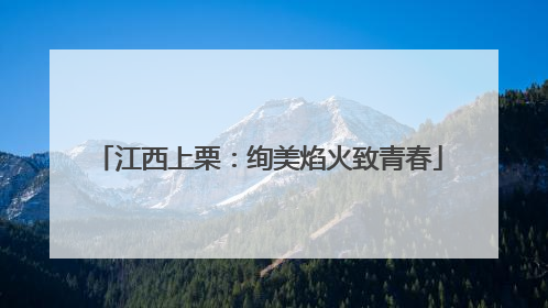 江西上栗：绚美焰火致青春
