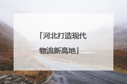 河北打造现代物流新高地