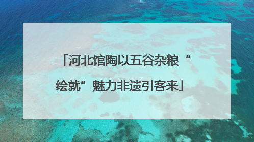 河北馆陶以五谷杂粮“绘就”魅力非遗引客来