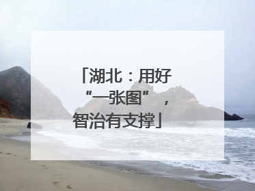 湖北：用好“一张图”，智治有支撑