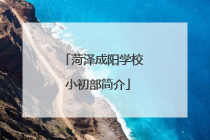 菏泽成阳学校小初部简介