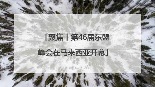 聚焦丨第46届东盟峰会在马来西亚开幕