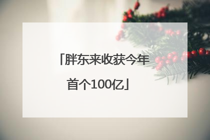 胖东来收获今年首个100亿