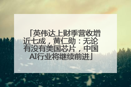 英伟达上财季营收增近七成，黄仁勋：无论有没有美国芯片，中国AI行业将继续前进