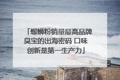 螺蛳粉销量最高品牌臭宝的出海密码 口味创新是第一生产力