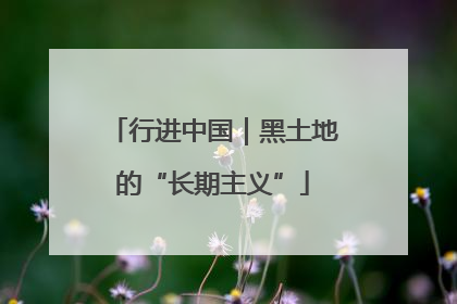 行进中国｜黑土地的“长期主义”