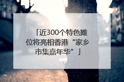 近300个特色摊位将亮相香港“家乡市集嘉年华”