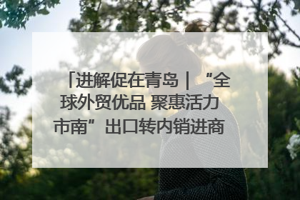 进解促在青岛｜“全球外贸优品 聚惠活力市南”出口转内销进商超专场活动启动